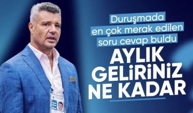 Sadettin Saran'ın aylık geliri ortaya çıktı