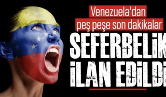 Venezuela'da yaşanan patlama sonrası seferberlik ilanı