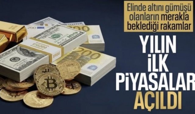 Yıla toparlanarak başladılar! Altın ve gümüş yatırımcısının yüzünü güldü