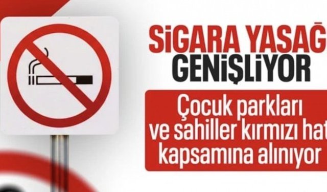 Sigara yasağı genişletiliyor: Çocuk parkları ve plajlar kırmızı hat ilan edilecek