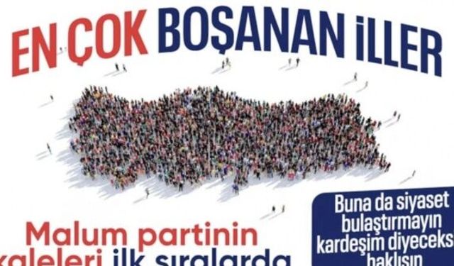 TÜİK verileri: Boşanma oranı en yüksek şehir İzmir, en düşük Hakkari