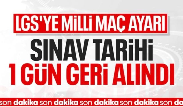 Yusuf Tekin duyurdu: LGS 13 Haziran'da yapılacak