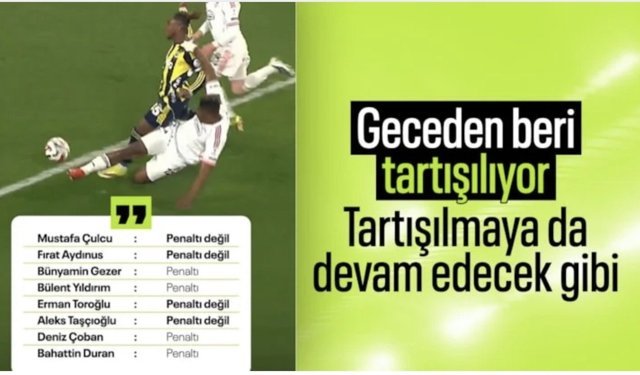 Derbiye damga vuran penaltı kararına eski hakemler ne dedi?