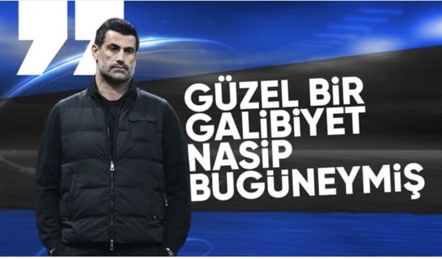 Volkan Demirel'den galibiyet yorumu: Nasip bugüneymiş