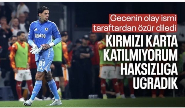 Ederson'dan derbinin ardından 'özür' açıklaması