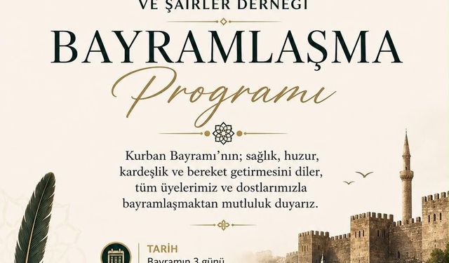 Bayramın Bereketi Kalem Dostlarını Aynı Sofrada Buluşturuyor