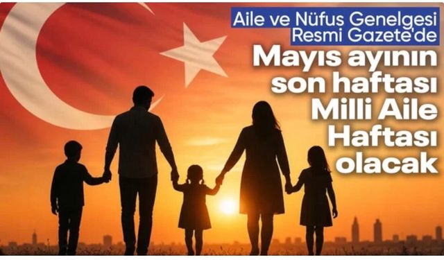 Aile ve Nüfus On Yılı Genelgesi Resmi Gazete'de