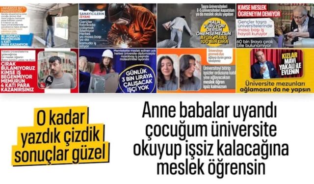 Her 100 öğrenciden 43’ü meslek lisesini seçti