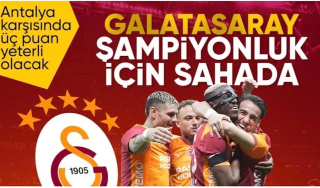 Galatasaray - Antalyaspor maçının muhtemel 11'leri