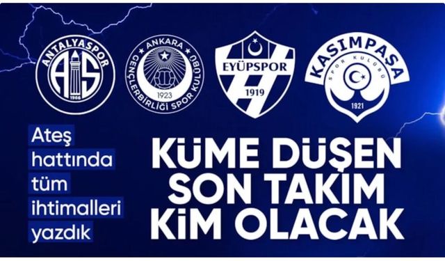 Süper Lig'de hangi takım küme düşecek? İşte o ihtimaller...