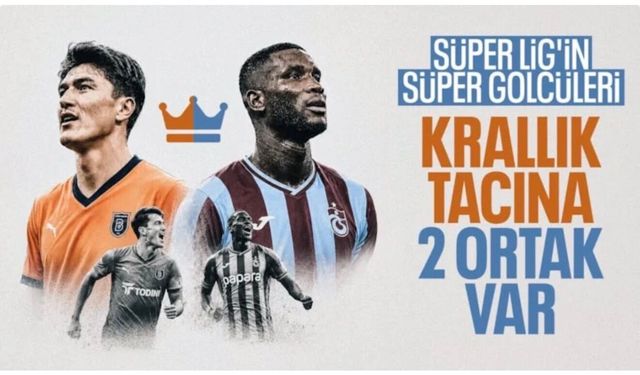 Süper Lig'de gol krallığını iki isim paylaştı