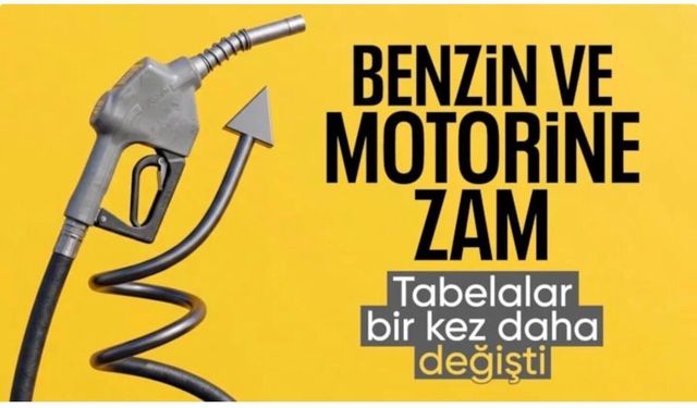 Benzin ve motorine zam: Pompa fiyatlarına yansıdı