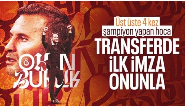 Galatasaray'da Okan Buruk'a yeni sözleşme yolda