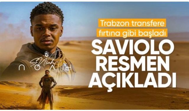 Trabzonspor, Noah Jose Saviolo transferini açıkladı
