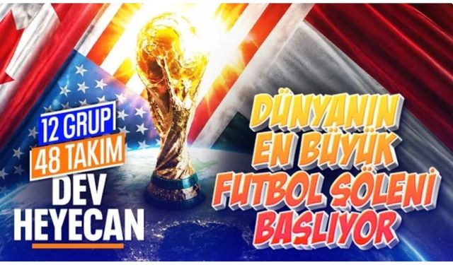 2026 FIFA Dünya Kupası heyecanı başlıyor