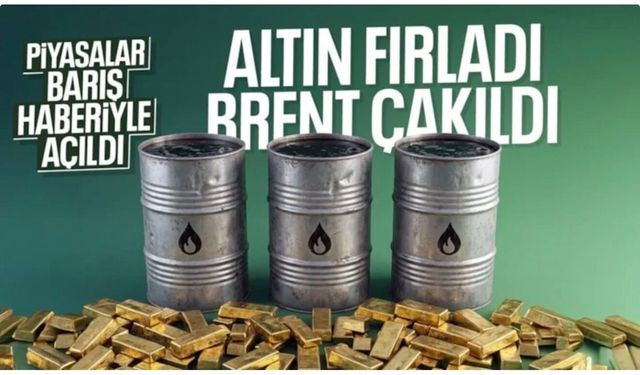 ABD-İran arasındaki olumlu hava altın fiyatlarını yükseltti