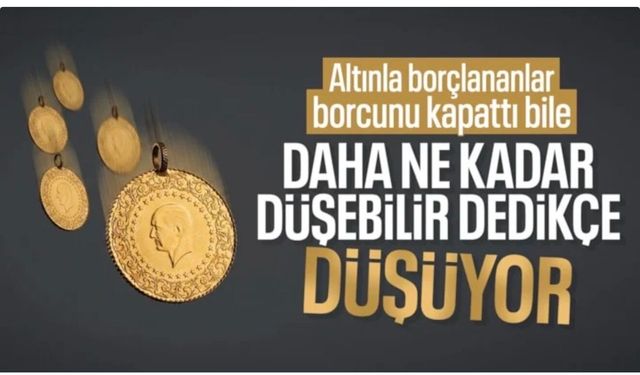 Altında düşüş derinleşiyor: Gram altın 6 bin liraya yaklaştı