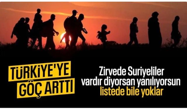 Türkiye'ye göç edenlerin sayısı arttı: Listenin başında Türkmenistan var