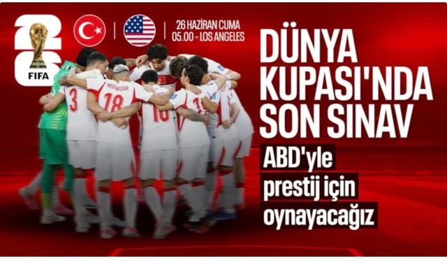 A Milli Takım, Dünya Kupası'nda veda maçına çıkıyor
