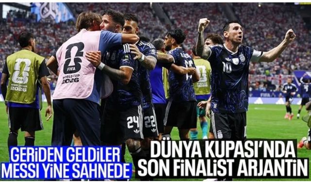 Arjantin, İngiltere'yi mağlup ederek finale yükseldi
