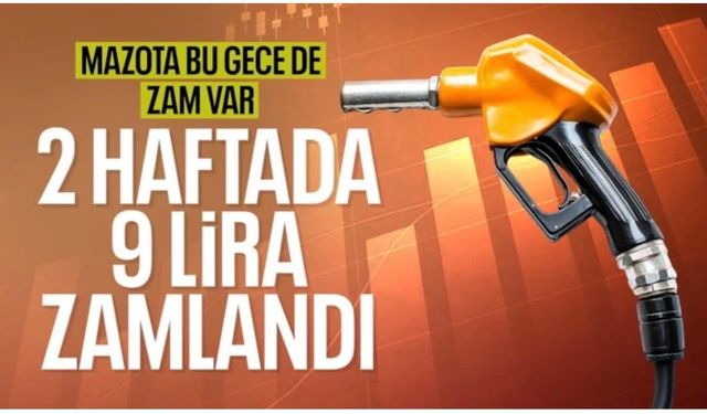 Motorine yeni fiyat artışı: Bu gece pompaya yansıyacak