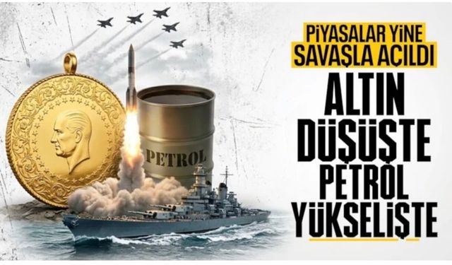 Brent petrolün tırmanışı, gram altın fiyatını düşürdü