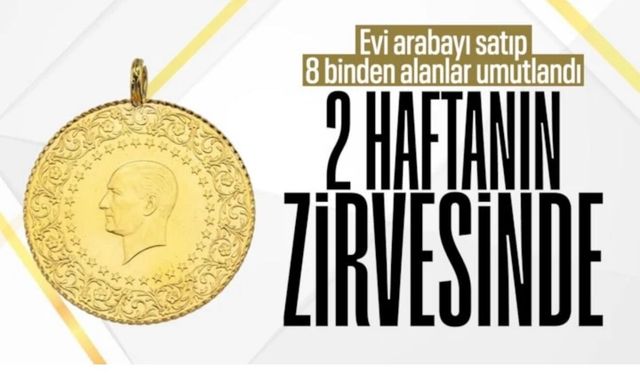 Altın 2 haftanın zirvesinde: Gram altında yükseliş sürüyor