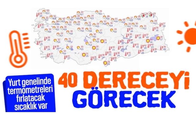 Yeni haftada sıcaklıklar artıyor: Termometreler 40 dereceyi görecek
