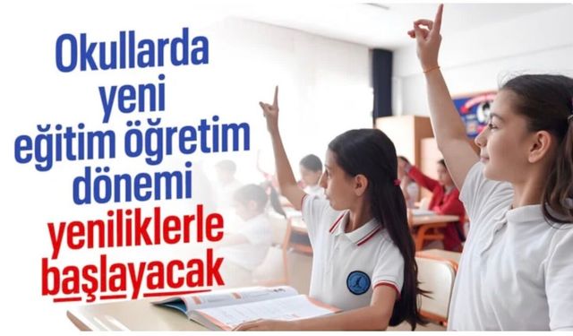 Okullarda yeni dönem başlıyor! Yönetmelikte dikkat çeken değişiklikler