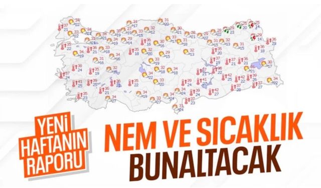 Ülke genelinde sıcaklık değerleri artışa geçiyor: Bazı illerde yağmur görülecek