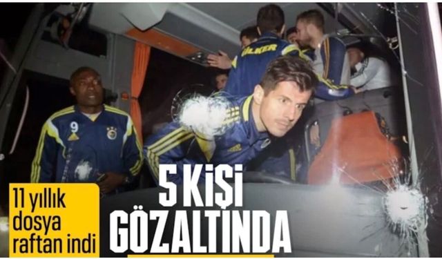 Akın Gürlek: Fenerbahçe saldırısına yönelik 5 kişi gözaltına alındı