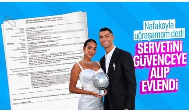 Cristiano Ronaldo, Georgina Rodriguez ile evlilik sözleşmesi imzaladı