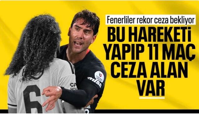 Derbide Vlahovic'in yaptığı hareket sarı-lacivertli taraftarların tepkisini çekti