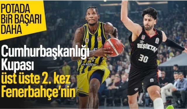 39. Erkekler Cumhurbaşkanlığı Kupası'nı Fenerbahçe kazandı