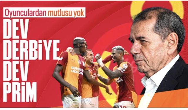 Galatasaray'dan derbi galibiyetine süper prim
