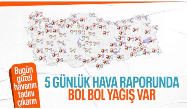 Güneşli hava ülkeyi terk ediyor: Gök gürültülü sağanaklar etkili olacak