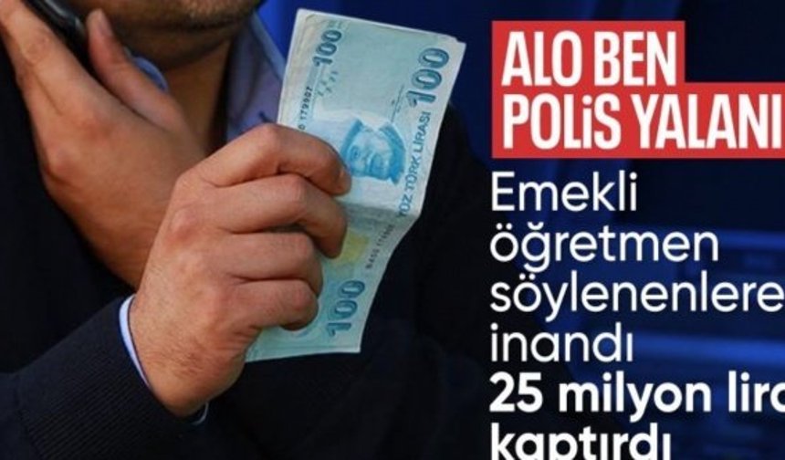 Çanakkale'de telefon dolandırıcıları emekli öğretmeni 25 milyon TL dolandırdı