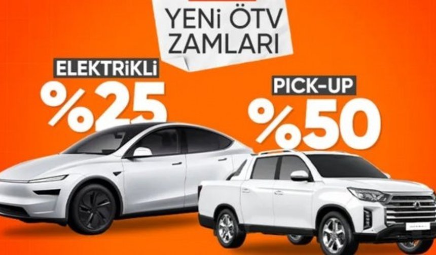 Otomobillerde ÖTV oranları değişti: İşte eski ve yeni fiyatlar