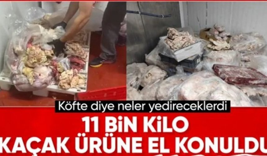 Ankara’da 3 işletmeye operasyon: 11 bin 250 kilo kaçak et ve tavuk ele geçirildi