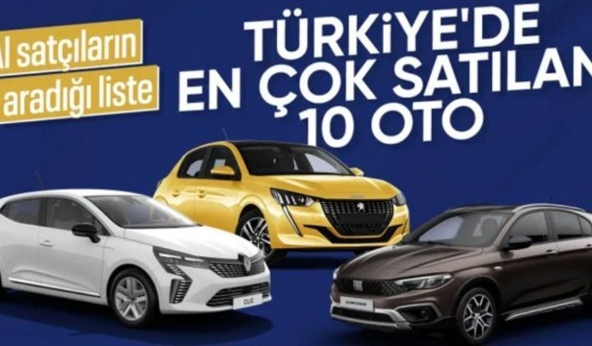 Türkiye'de yılın 8 ayında en çok satılan otomobil markaları belli oldu
