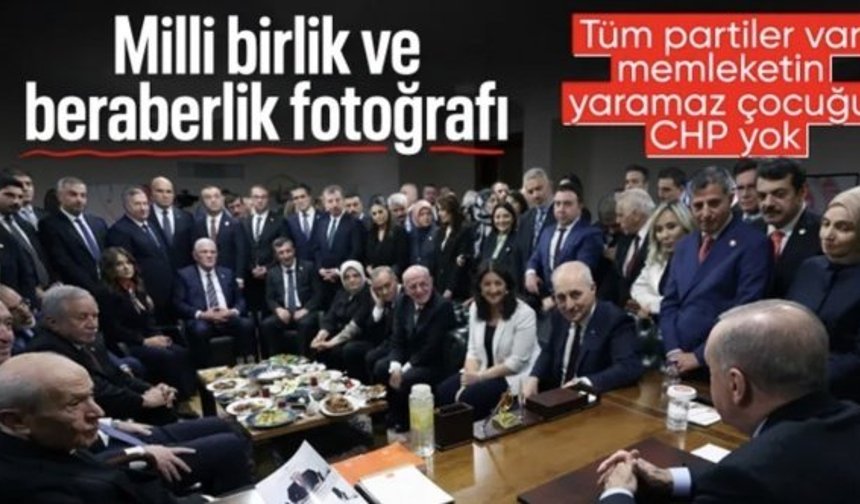 Cumhurbaşkanı Erdoğan, TBMM'de siyasi liderlerle görüştü