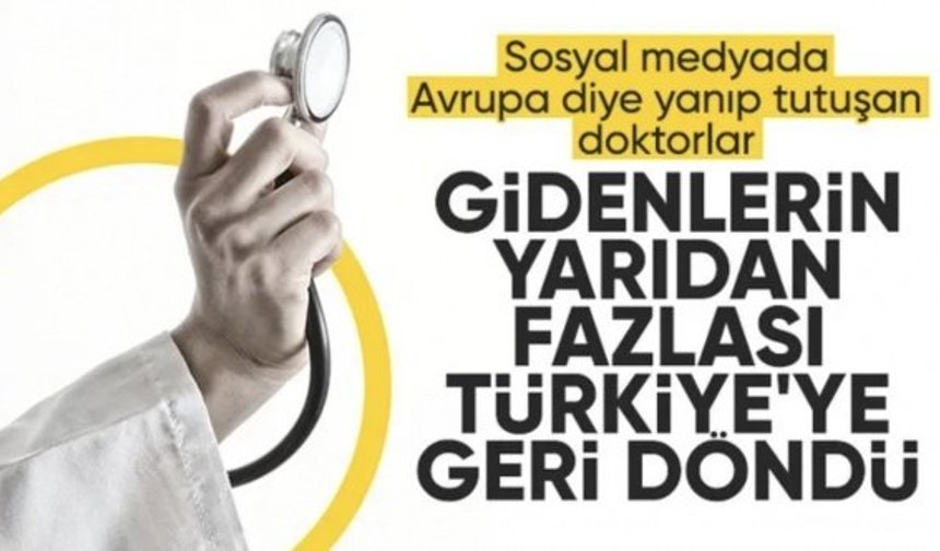 Kemal Memişoğlu: Yurt dışına giden doktorlar geri dönüyor