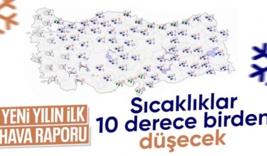 Meteoroloji'den 45 il için kar ve fırtına uyarısı