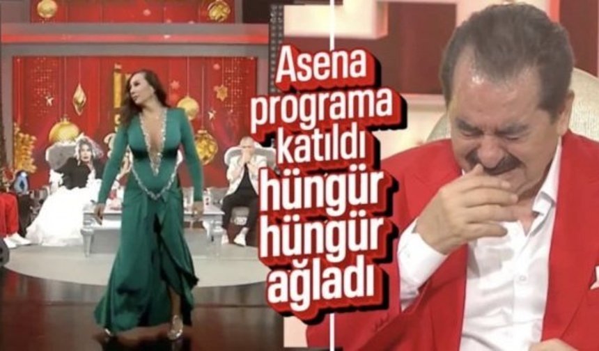 Asena, İbo Show'a katıldı: İbrahim Tatlıses gözyaşlarına boğuldu