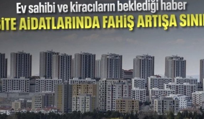 TBMM'ye sunuldu: Site aidatlarını yöneticiler belirleyemeyecek