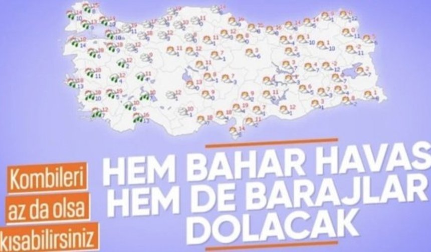 Ülke genelinde sıcaklık mevsim normallerine dönüyor