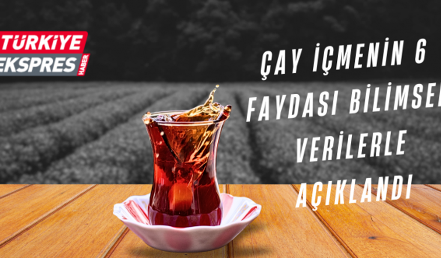 Çay İçmenin 6 Faydası Bilimsel Verilerle Açıklandı..