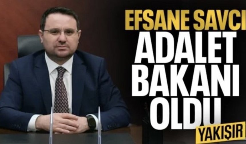 Adalet Bakanlığı'na Akın Gürlek atandı