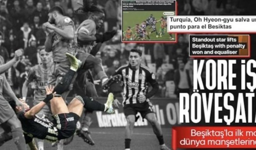 Beşiktaş'ın yeni transferi Hyeon-Gyu Oh'un golü dünya basınında yer buldu