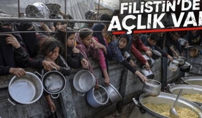 Gazze'de açlıkla mücadele: Bir öğün için saatlerce kuyrukta bekliyorlar